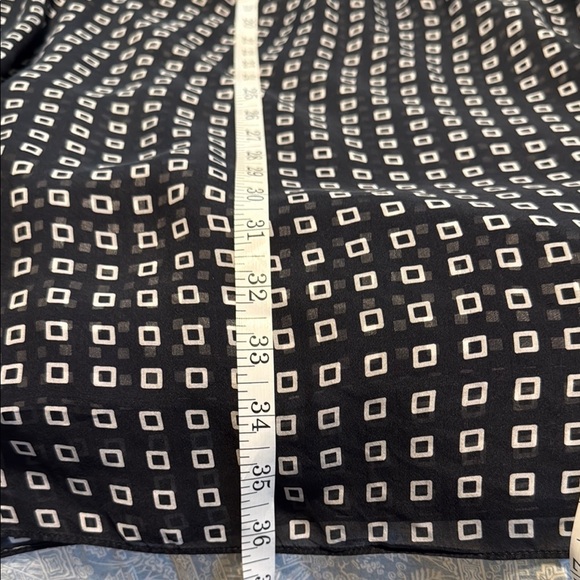 Brooks Brothers Elegant Navy Blue and White Patterned Dress 8 - Picture 15 of 15